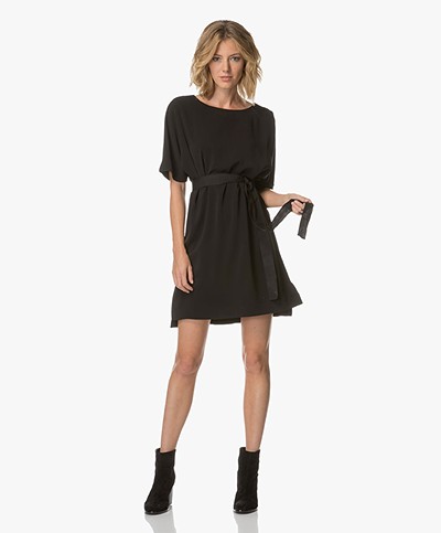 BY-BAR Pien Dress with Dolman Sleeves - Black