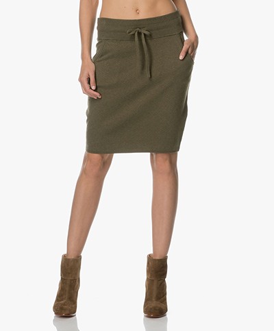 Josephine & Co Anders Knit Skirt - Army Green