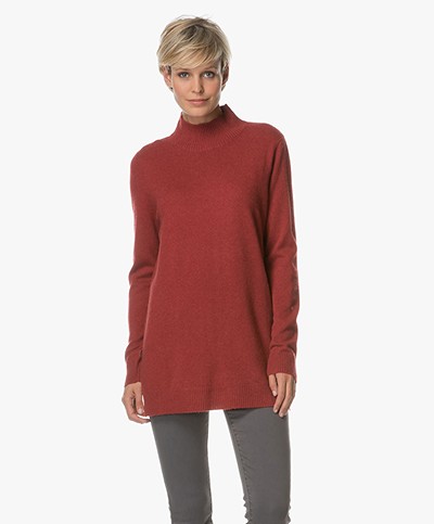 Repeat Wool and Cashmere Turtleneck - Rusty