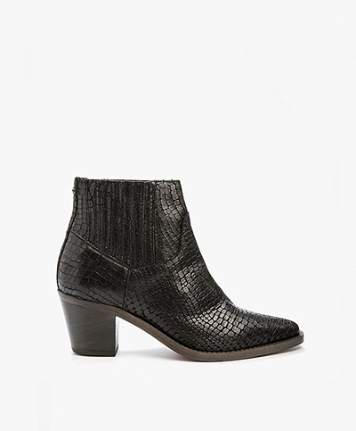 Fred de la Bretonière Leather Boots - Black