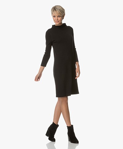 Josephine & Co Alden Knit Turtleneck Dress - Black