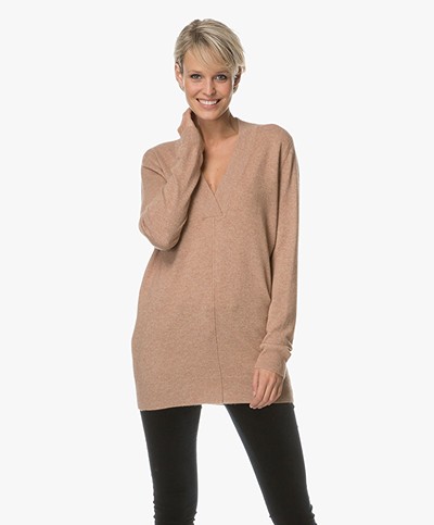 Repeat Wool and Cashmere Pullover - Camel