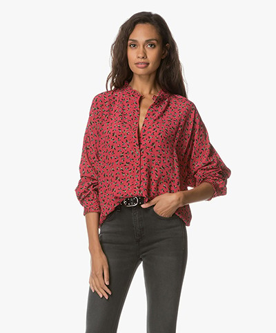 Zadig et Voltaire Tamis Liberty Print Blouse - Red