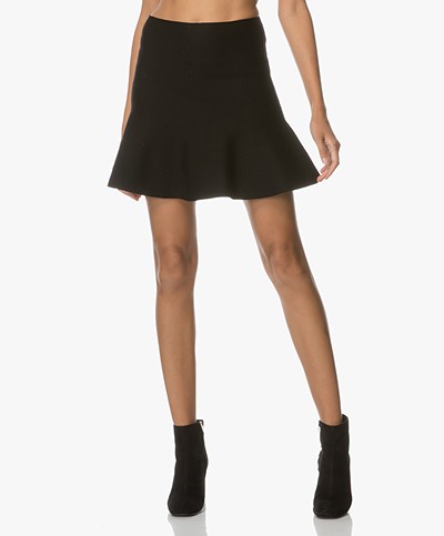 Ba&sh Tribeca Flared Mini Skirt - Black