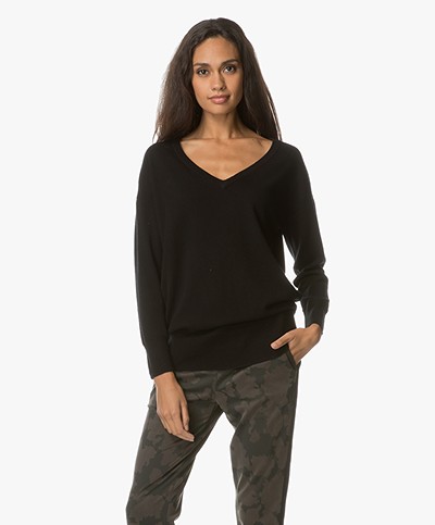 Marie Sixtine Chris Sweater with Cashmere - Charbon