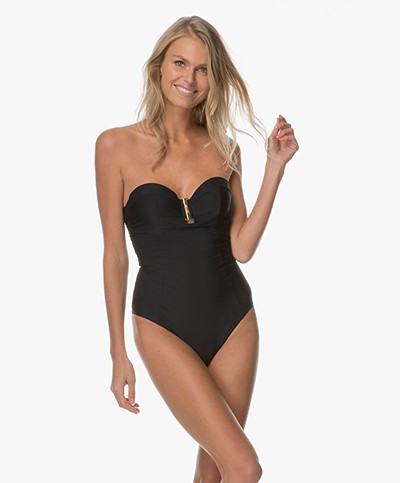 Calvin Klein Bandeau Swimsuit - Black