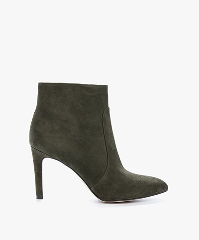 Sam Edelman Olette Suede Ankle Boots - Deep Forest