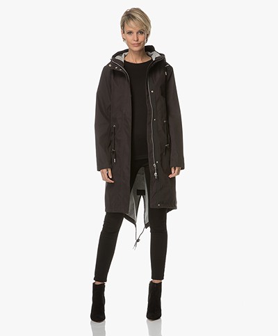 Ilse Jacobsen Softshell Rain Coat Rain74 - Black