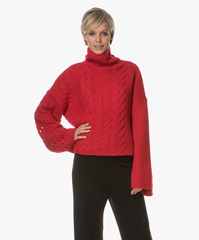 Zadig et Voltaire Abby Turtleneck Pullover - Rood