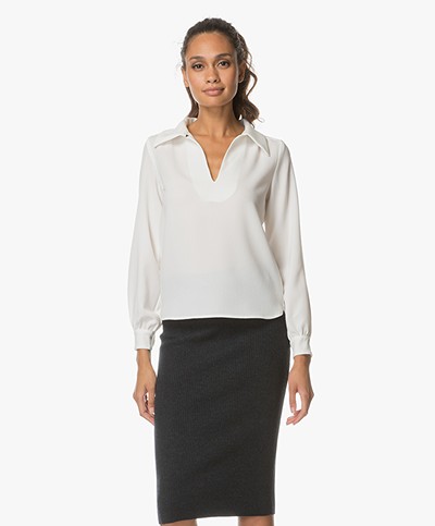 BY-BAR Classic Blouse - Off-White
