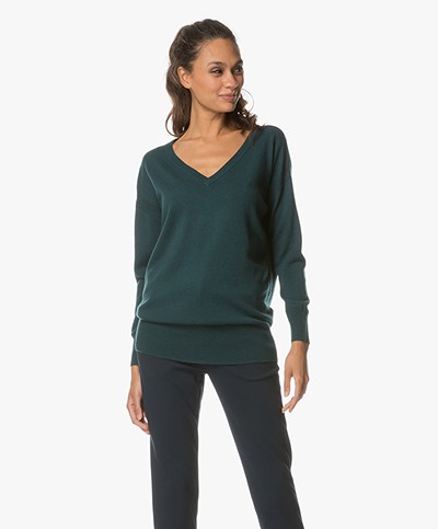 Marie Sixtine Chris Sweater with Cashmere - Forest