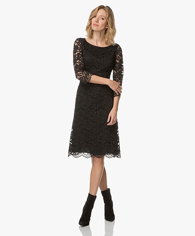 HUGO Karuby Lace Dress - Black
