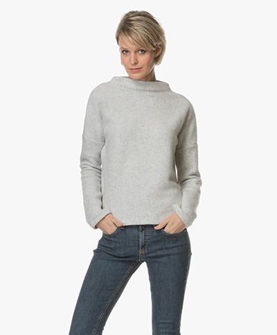Closed High Boatneck Sweater - Peacock Blue