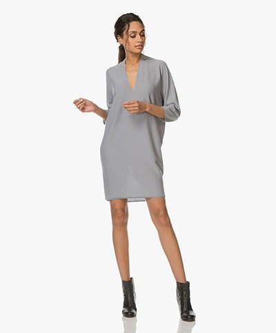 Drykorn Emmeline Knit Tunic Dress - Grey