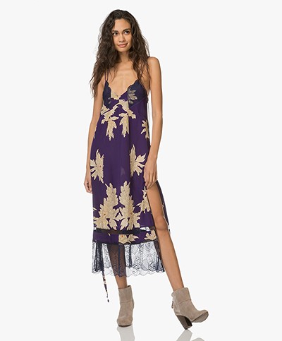 Zadig & Voltaire Roses Blossom Dress - Purple