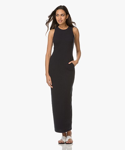 James Perse Sleeveless Long Dress - French Navy