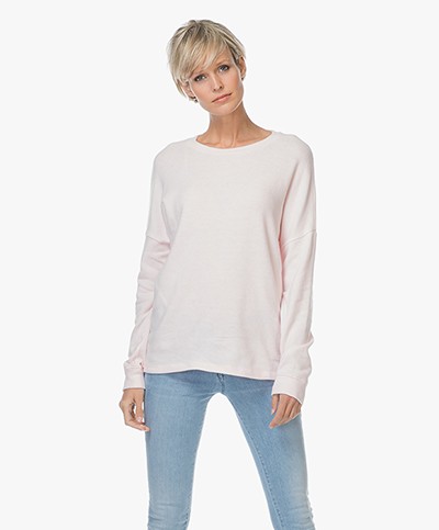 Denham Sweater Emmanuella Cotton Fleece - Sweet Pink