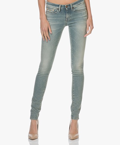 Denham Skinny Fit Jeans Sharp - Vintage Blauw