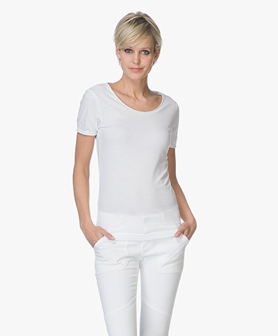 BRAEZ Tovu Modal Blend Jersey T-shirt - White 