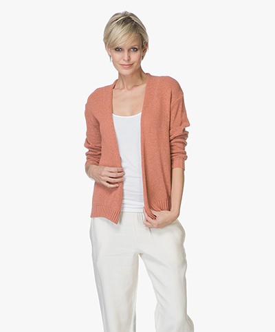 Indi & Cold Open Cardigan in Cotton Blend - Teja