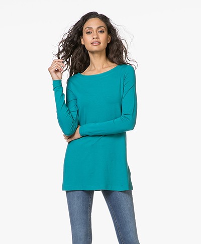 Kyra & Ko Rana Long Jersey Longsleeve T-shirt - Turquoise