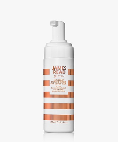 James Read Tan Fool Proof Bronzing Mousse Face & Body - Donker