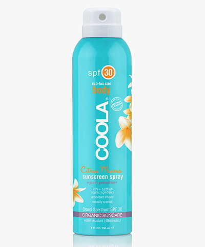 COOLA Classic Organic Sunscreen Body Spray SPF 30 - Citrus Mimosa