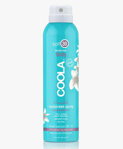 COOLA Classic Organic Sunscreen Body Spray SPF 30 Unscented