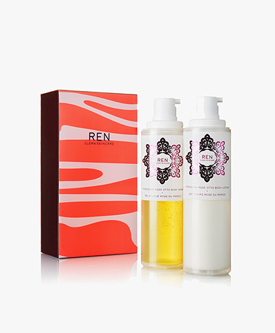 REN Clean Skincare Morrocan Rose Duo Cadeauset