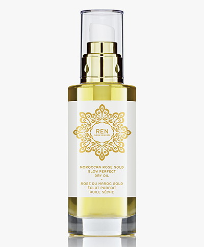 REN Clean Skincare Moroccan Rose Gold Glow Perfect Dry Oil