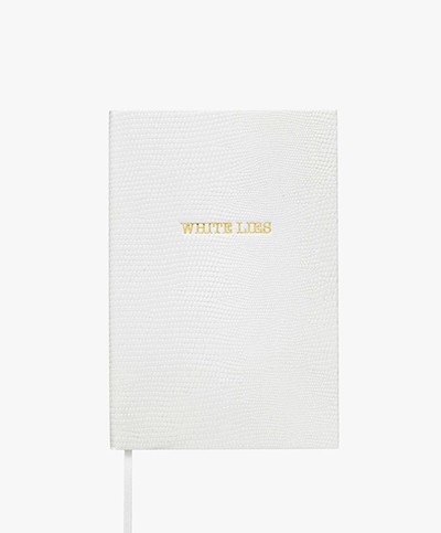 Sloane Stationary Notebook - White Lies