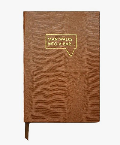 Sloane Stationery Notebook - Man Walks Into A Bar