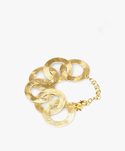 Susanne Friis Bjørner Circle Bracelet - Gold