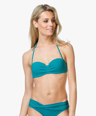 Calvin Klein Bandeau Bikini Top - Harbour Blue