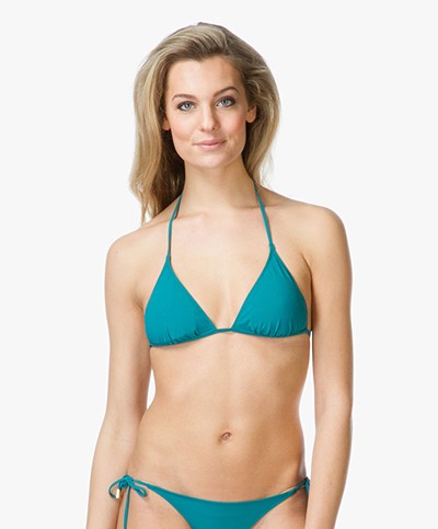 Calvin Klein Triangle Bikini Top - Harbour Blue