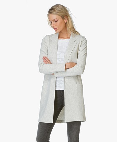 Josephine & Co Eddo Long Jersey Blazer - Light Grey