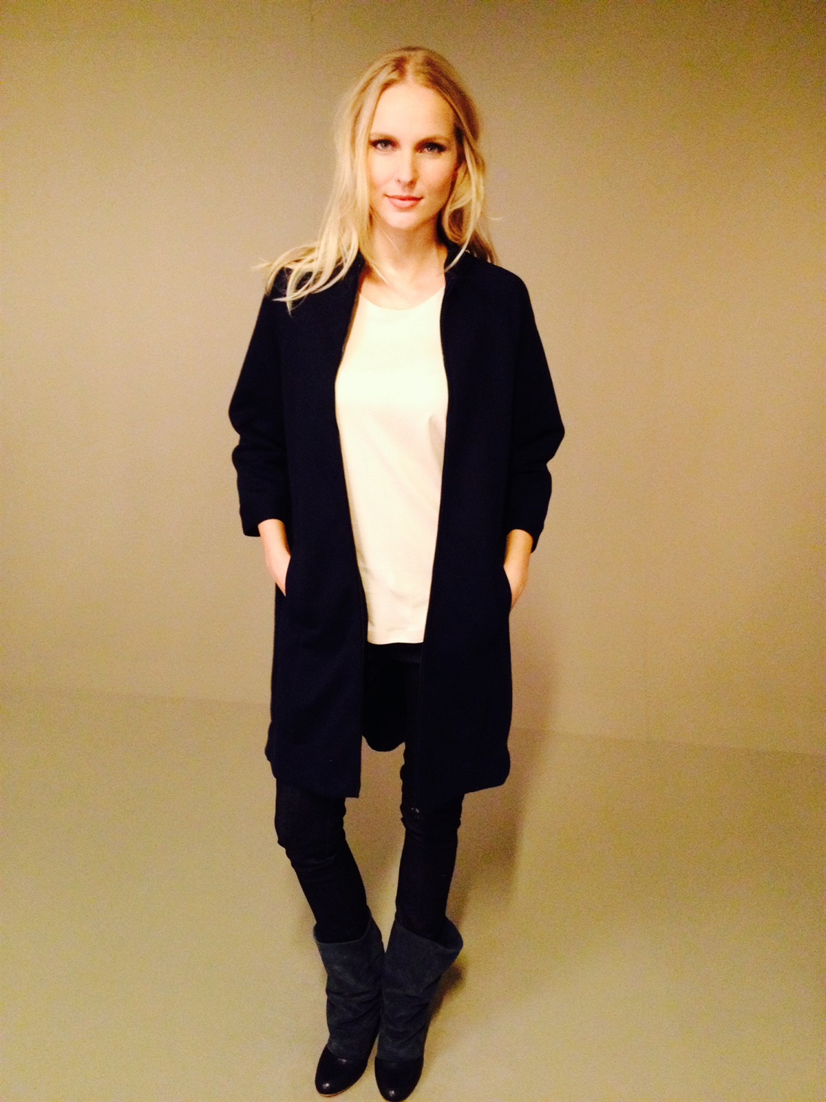 Coat, top & pants | MM6, shoes| See By Chloé