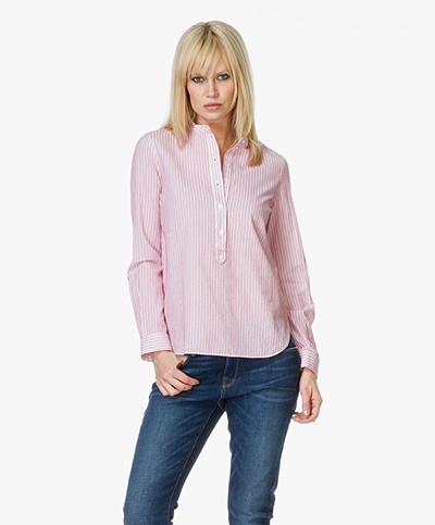 Vanessa Bruno Athé Ermanno Blouse - Rood/Wit