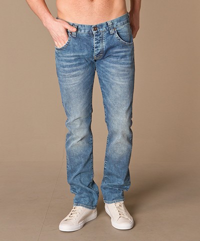 Armani Jeans Slim-Fit Jeans - Blue Denim