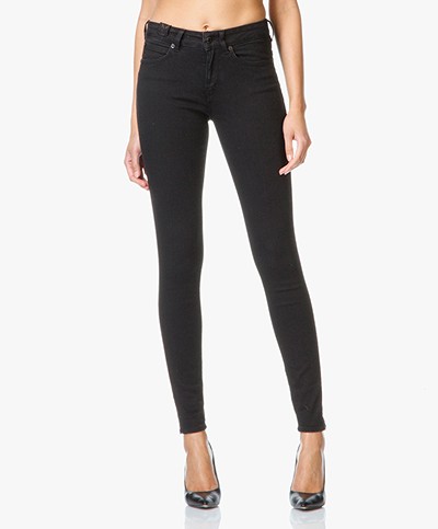 Drykorn Soon High Rise Skinny Jeans - Nearly Black