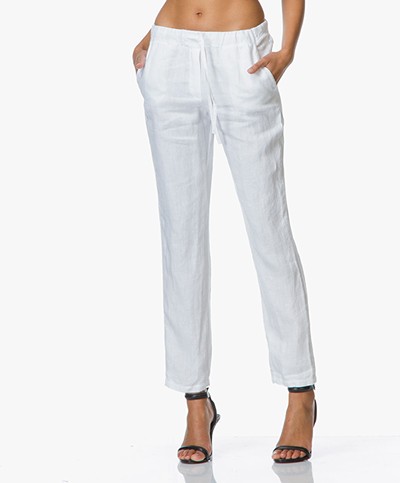 Majestic Linen Pants - White 