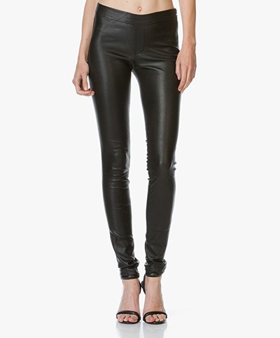 Ba&sh Quartz Leather Pants - Black