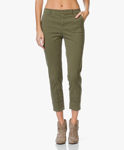 Closed Pants Stewart in Cotton Mix - Shadow Green