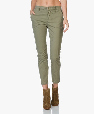 Closed Jack Stretched Chino - Olivesheen