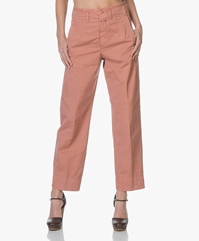 Closed Even Cotton and Linen Pants - Blush