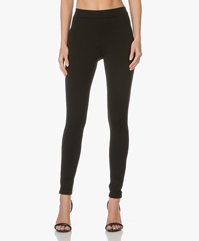 Theory Pants Shawn in Ponte Jersey - Black 