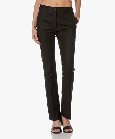 no man's land Flared Trousers - Black 
