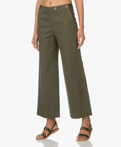 Theory Namid Cropped Pants - Myrtle 