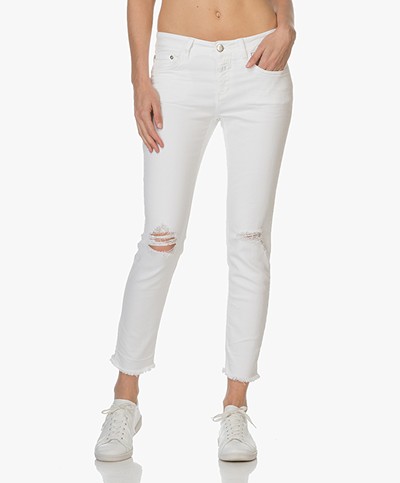 Closed Baker Slim-fit Love-worn Jeans - White