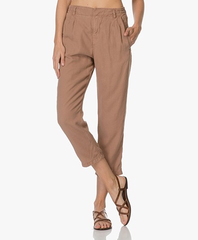 Drykorn Cropped Trousers - Dark Pink